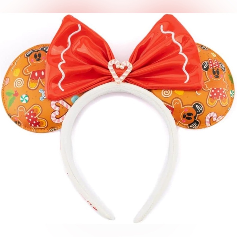 Disney Loungefly Gingerbread Minnie Ears Headband